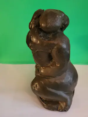 Nic Jonk - Moeder en kind - Gepatineerd aardewerk kopen? Bied vanaf 125!