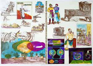 Jacqueline de Jong - Eet meer aardappelen, litho verkocht voor € 50!