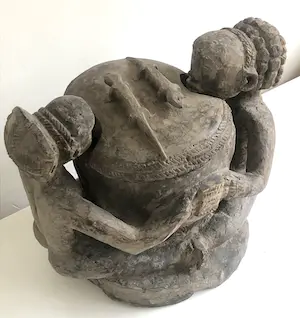 Congo - Offerpot, Luba People (Groot) kopen? Bied vanaf 125!