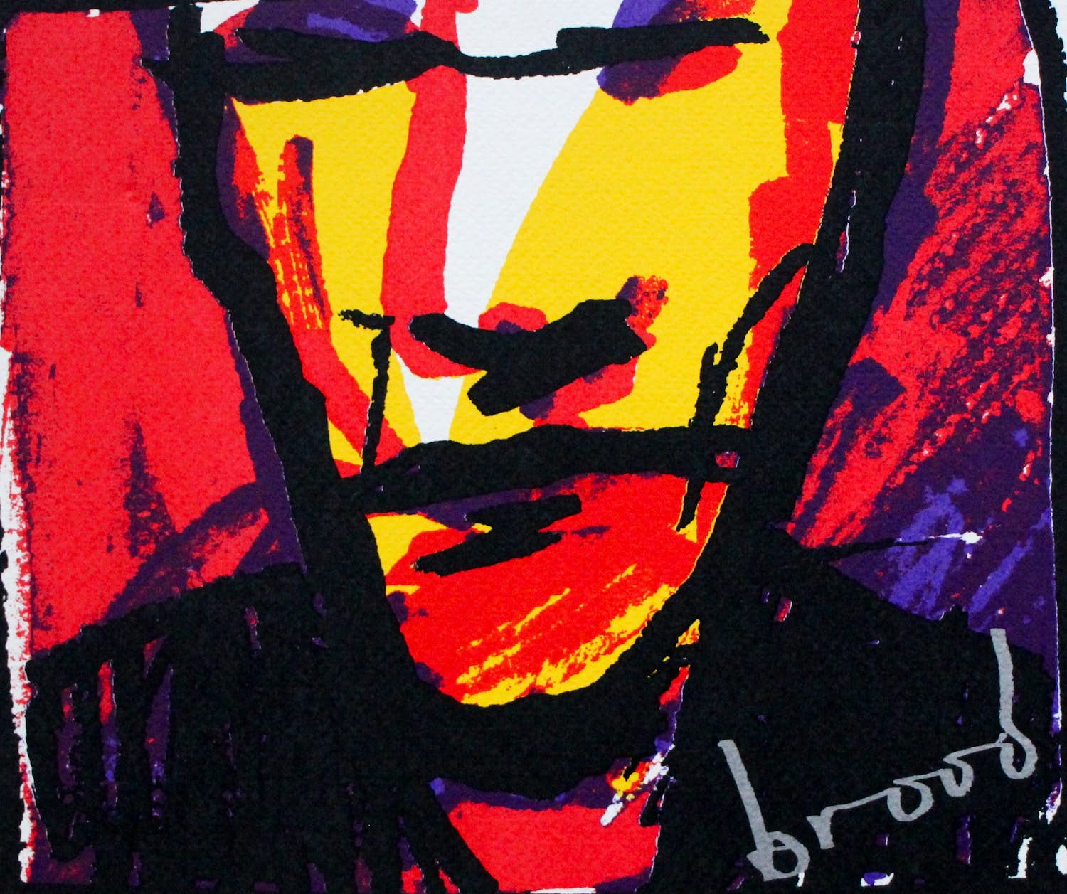 Herman Brood - Boek: Woedend licht, incl zeefdruk - 2000 kopen? Bied vanaf 125!