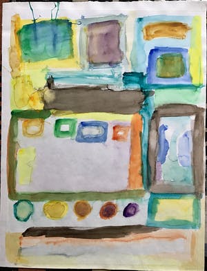 Niet of onleesbaar gesigneerd - Tamara, aquarel , gesigneerd kopen? Bied vanaf 1!