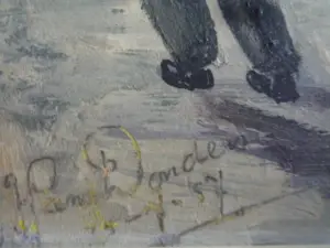 Niet of onleesbaar gesigneerd - Zonder titel kopen? Bied vanaf 1!