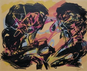 Karel Appel - "Deux Personnages" (196o) kopen? Bied vanaf 1!