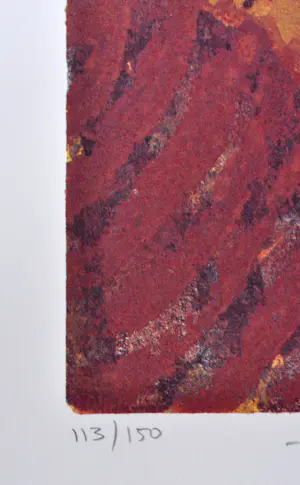 Jeroen Krabbé - Piena Alta - Zeefdruk - Gesigneerd - 40x36 cm - 1997 kopen? Bied vanaf 75!