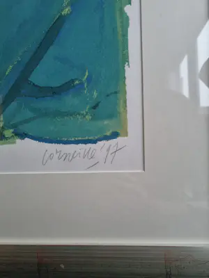 Corneille - Bijzonder ingelijst vroeg werk, origineel uit 1947, "LIESJE" kopen? Bied vanaf 250!