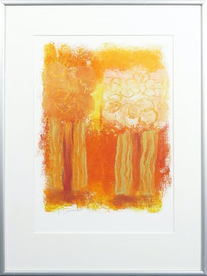 Tineke Looman - Olieverf op canvaspapier, Zonder titel II - Ingelijst kopen? Bied vanaf 1!