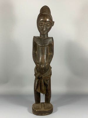 Igbo - 181214 - Large Old Nice Tribal used African Igbo figure - Nigeria kopen? Bied vanaf 145!