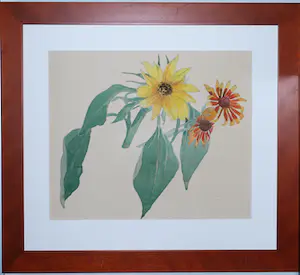 Jan Voerman (jr.) - aquarel bloemen 1929 - ingelijst kaufen? Bieten Sie von 120!