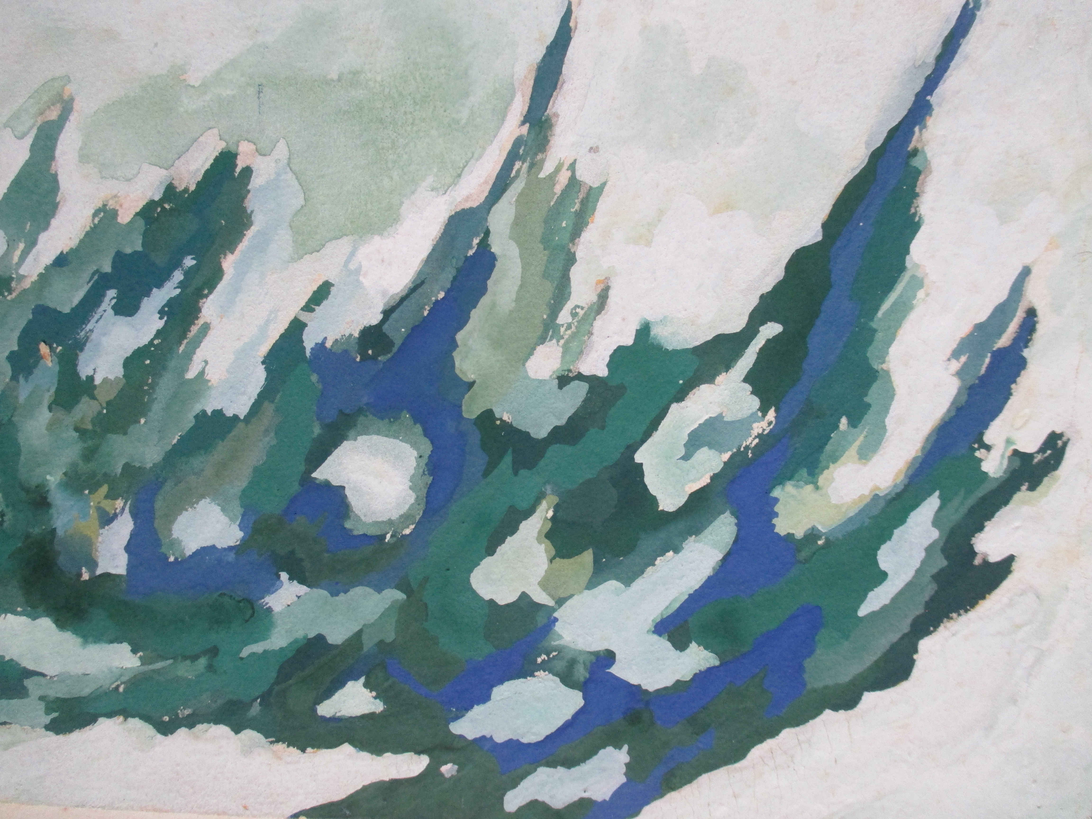 Frank Lodeizen - Aquarel/gouache 1961 kopen? Bied vanaf 50!