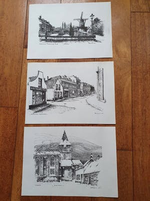 Joop Vestjens - Litho/Pentekening Rotterdam-Charlois kopen? Bied vanaf 44!