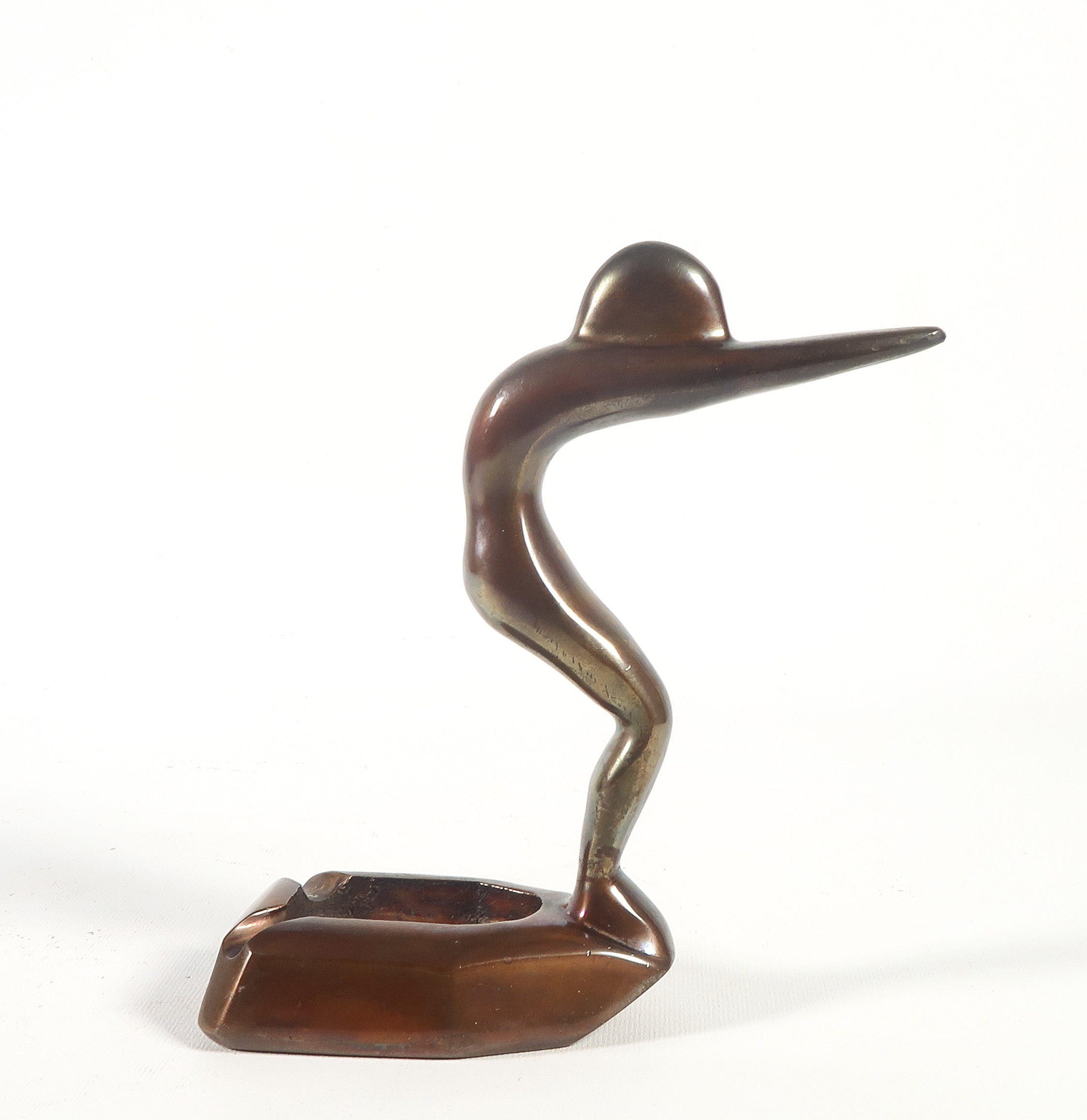 Brons (Onbekend) - Bronzen sculptuur en asbak kopen? Bied vanaf 35!