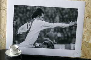 Pim Westerweel - 'Vliegende Johan-5' - Johan Cruyff 1971 NEC-Ajax kopen? Bied vanaf 120!