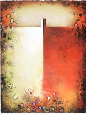 Jurjen Ravenhorst - Litho, Zonder titel verkocht voor € 35!