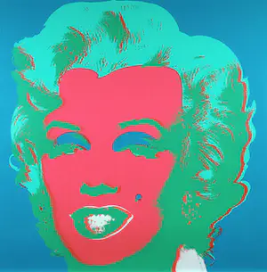 Andy Warhol - Zeefdruk, Marilyn - Ingelijst (Groot) kopen? Bied vanaf 1!