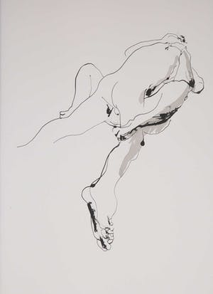 Sam Drukker - Litho, Zonder titel kopen? Bied vanaf 40!