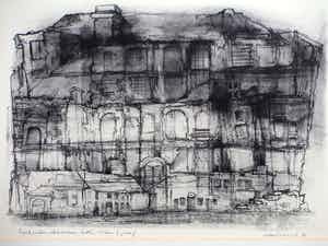 Dirkje Kuik - Zoutpaleis Alkmaar - Litho verkocht voor € 45!