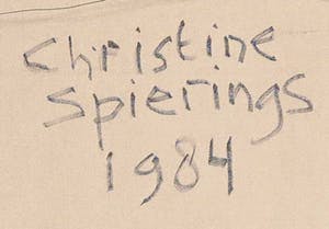 Christine Spierings - Olieverf op doek, Zonder titel (Groot) kopen? Bied vanaf 1!