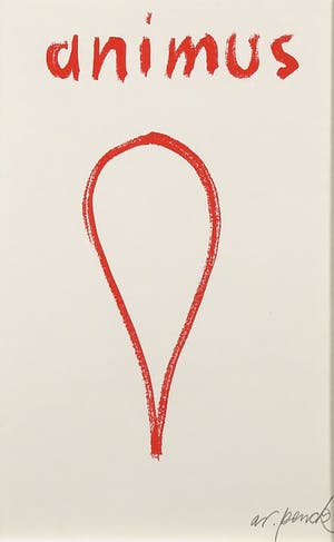 A.R. Penck - Zeldzame, handgesigneerde litho, Animus kopen? Bied vanaf 1!