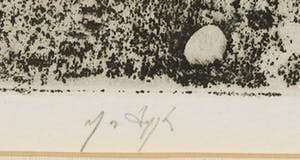 Niet of onleesbaar gesigneerd - Ets, Een hoofd zoeken kopen? Bied vanaf 1!