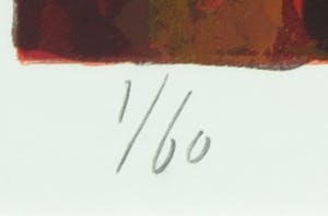 Annemiki Bok - Zeefdruk, De wandeling - Ingelijst (Groot) kopen? Bied vanaf 40!