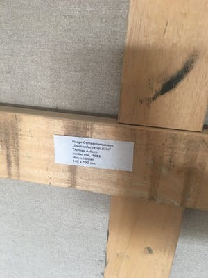 Thomas Ankum - olieverf op doek - zonder titel - 1993 - geëxposeerd in Haags Gemeentemuseum kopen? Bied vanaf 675!