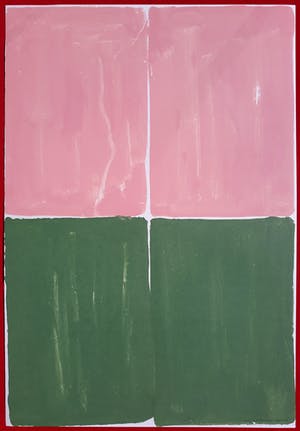 Adine Engelman - Abstracte compositie, monotype kopen? Bied vanaf 75!