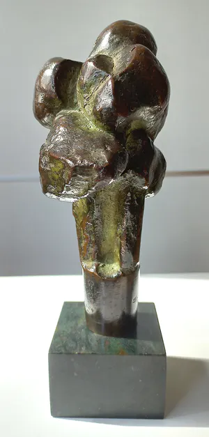 Jean Houben - Man met kind, bronzen beeld kopen? Bied vanaf 750!