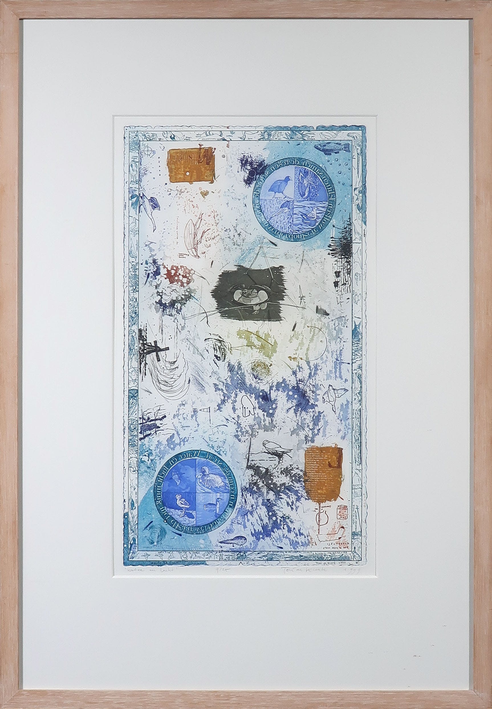 Toni de Klerk - Kleurenets en aquatint, Water en licht - Ingelijst kopen? Bied vanaf 30!