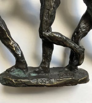 Astrid Veldhuyzen-Koppen - Spelende kinderen - Beeld Brons kopen? Bied vanaf 1!