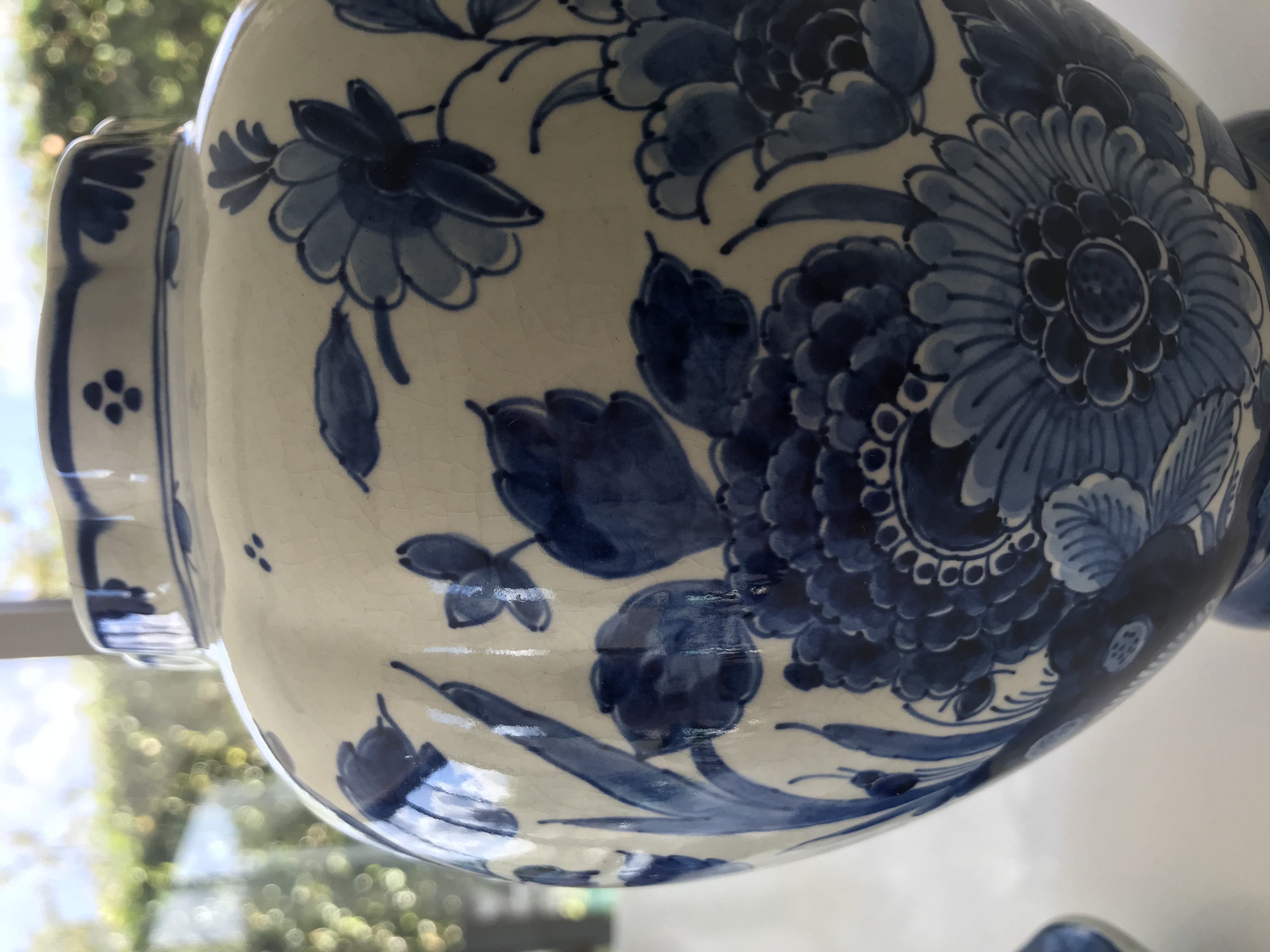 De Porceleyne Fles - Delfts blauwe dekselpot nr. 439 (gestempeld) kopen? Bied vanaf 50!