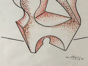 Koos van Vlijmen - Twee sculptuurontwerpen kopen? Bied vanaf 50!