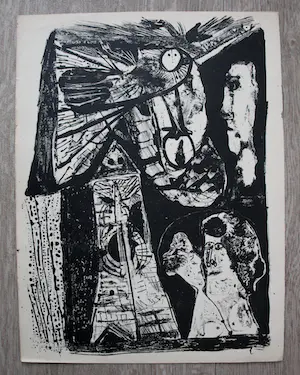 Lucebert - 10 litho's en 10 gedichten: lithologie - 1959 kopen? Bied vanaf 375!
