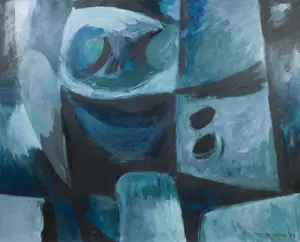 Wim Straatman - Acryl op doek, Ontstaan (Groot) kopen? Bied vanaf 1!