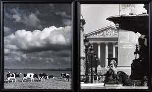 Paul Huf - Foto, lot van twee los ingelijste landschapsfoto's verkocht voor € 1!