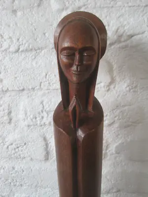 Heiligenbeeld - Maria in Art Deco stijl kopen? Bied vanaf 45!