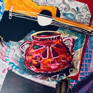 Wendy Chazin - Still-life with violin and vase kopen? Bied vanaf 23!