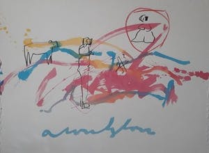 Anton Heyboer - Anton Heyboer (1924-2005) - Man dier systeem en onschuld kopen? Bied vanaf 1!