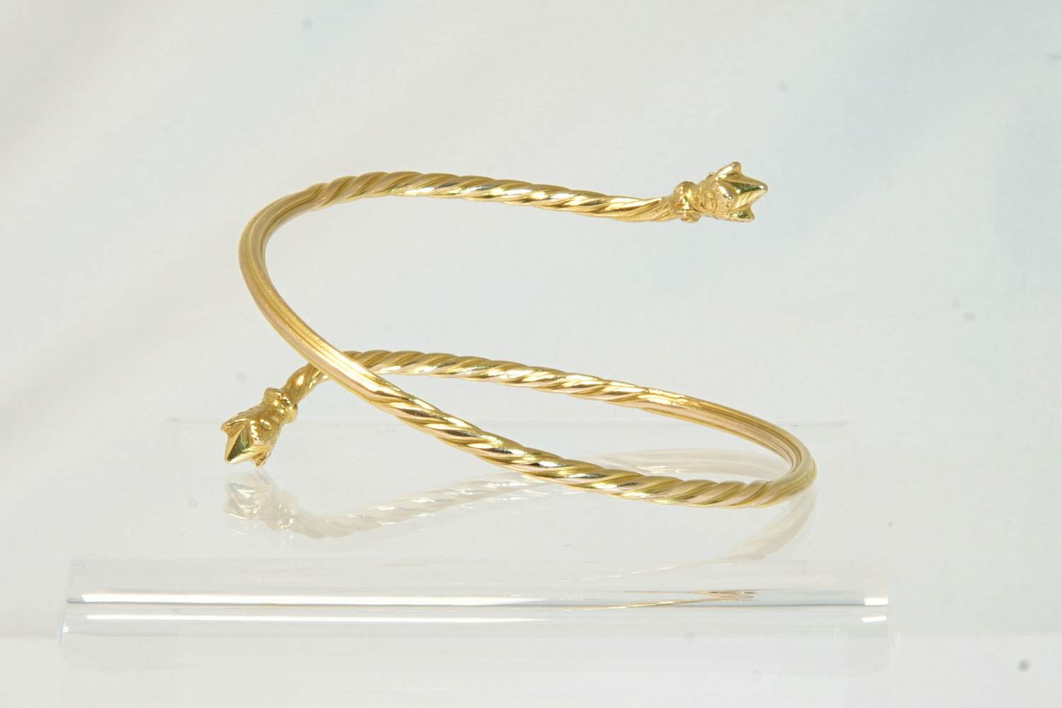 18 - 14 karaats roségouden rozenknop armband kopen? Bied vanaf 1230!