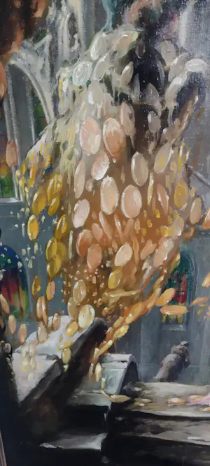 Francois Neymans - Elegenate dame op een brug in Brugge kopen? Bied vanaf 50!