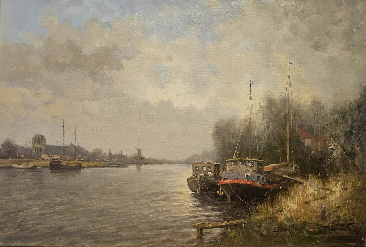 Jan Schaeffer - Zicht op Wijk bij Duurstede kopen? Bied vanaf 229!