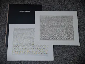 Jan Hein van Rooy - fraai portfolio met 2 Litho's "Westakker" en "Oostakker" - gesigneerd kopen? Bied vanaf 39!