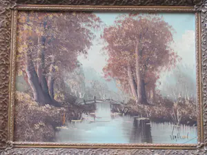 Jan Verheul - landschap met water en bomen kopen? Bied vanaf 50!