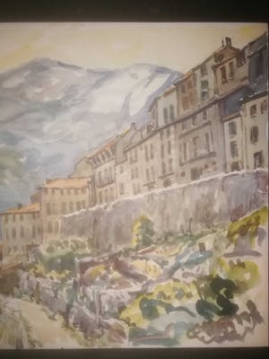 Piet Mulder - Bergdorp. 1981. kopen? Bied vanaf 1!