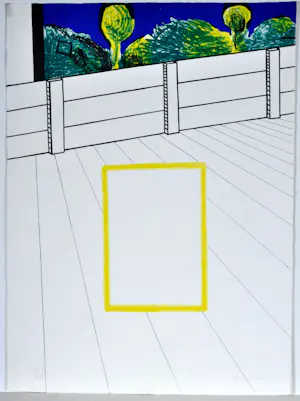 AcheterRoger Raveel - Alleen op de koer - Litho - Gesigneerd - 78x57 cm - 1976? Enchérissez de 1150!