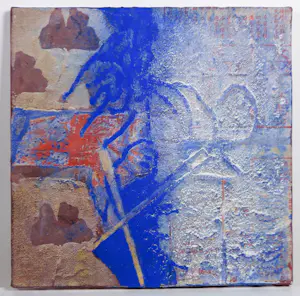 Chabab Tayefeh Mohajer - Gemengde techniek op doek, Lot van 7 kleine unieke werken kopen? Bied vanaf 150!