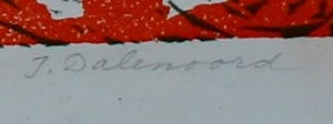 Jenny Dalenoord - Kleuren houtsnede: De olijfbomen - 1954 kopen? Bied vanaf 49!