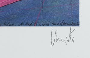 Christo - Gesigneerd exemplaar Surrounded Islands - Ingelijst kopen? Bied vanaf 1!