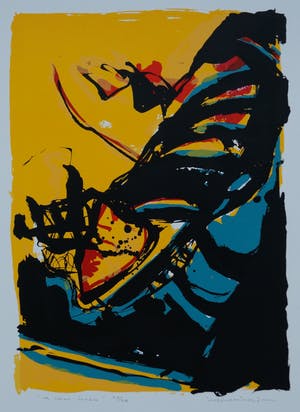 Ingrid Dingjan - a new back - zeefdruk kopen? Bied vanaf 18!