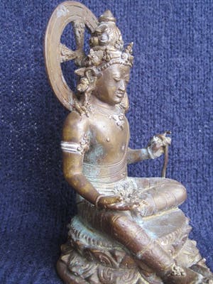 Brons (Onbekend) - Bodisathva Padmapani de Lotusdrager kopen? Bied vanaf 110!