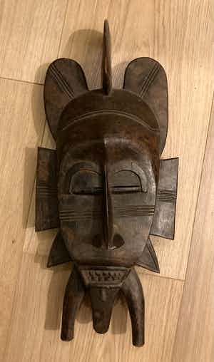 Senufo - Bijzonder masker (Ivoorkust-Nigeria) verkocht voor € 95!